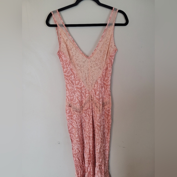 Anthropologie Pink Lace Dress - Picture 3 of 9